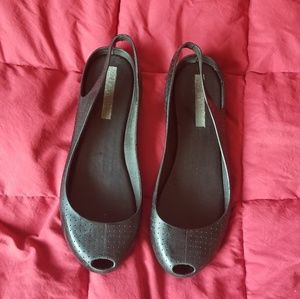 Jelly Melissa black flats US size 9